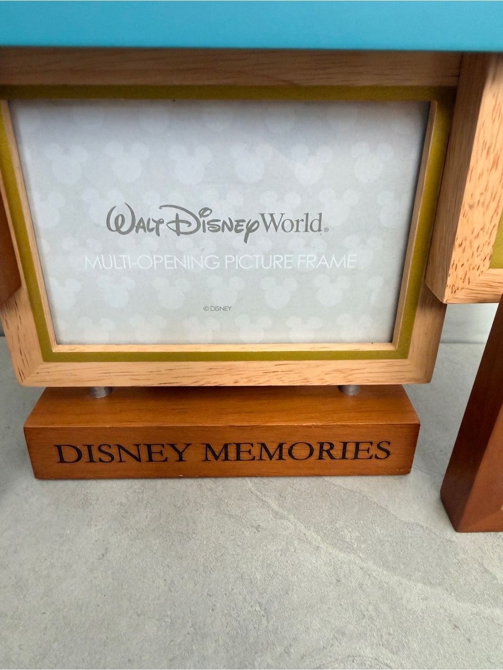 Walt Disney World Multi-Opening Picture Frame Castle Shaped Memories New No Box - Picture 8 of 10